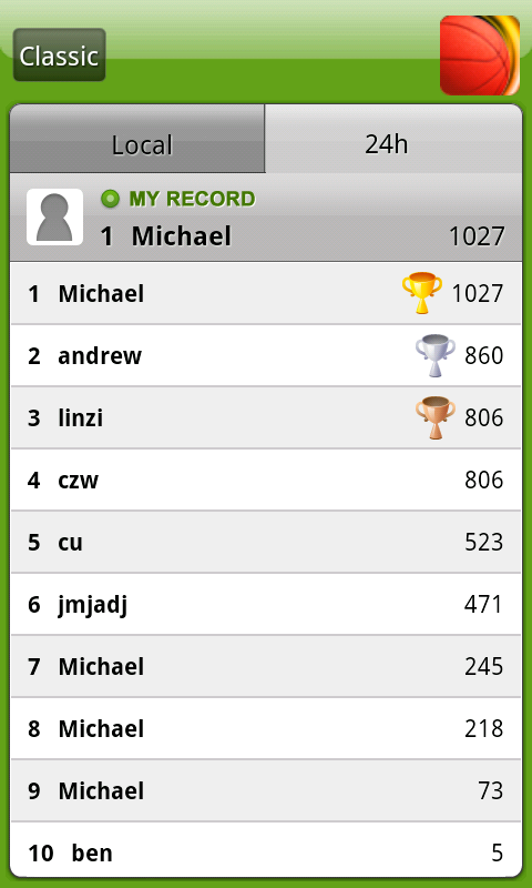 Basketball Shot - screenshot