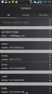 How to get Black Switch go sms theme 1.0 unlimited apk for bluestacks
