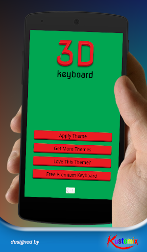 Red Green 3D Keyboard