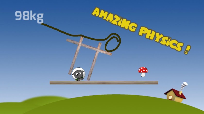 Gravity Sheep(Physics 2d) Screen 2