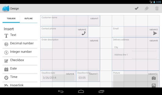 MobiDB Database Designer Lite - screenshot thumbnail