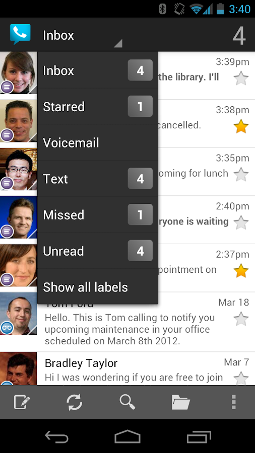 Google Voice AndroidApps auf Google Play