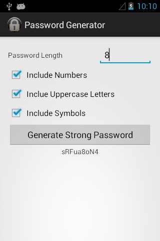 Password Generator