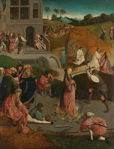 RIJKS: Master of the Figdor Deposition: The Martyrdom of Saint Lucy 1510