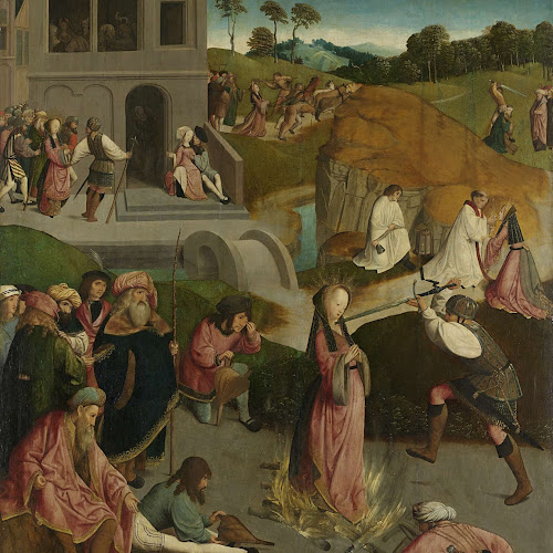 The Martyrdom of Saint Lucy, Master of the Figdor Deposition, c. 1505 - c.  1510 - Rijksmuseum