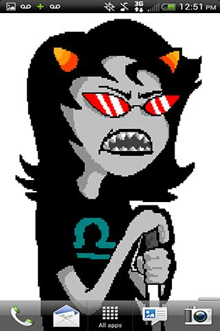 【免費娛樂App】Terezi Pyrope Live Wallpaper-APP點子