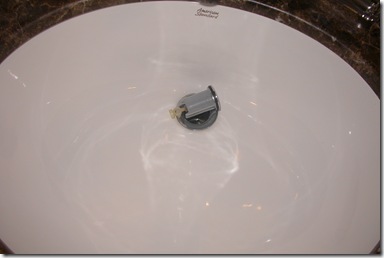 Cleaned sink stopper