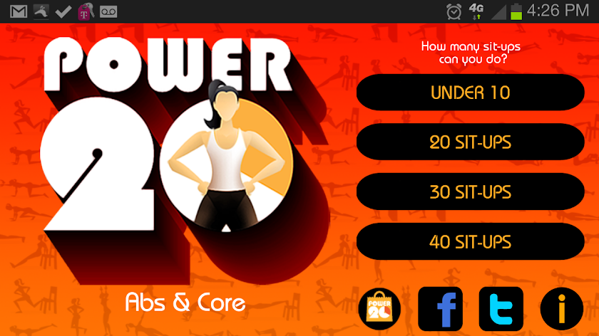 20 Minute Ab Workouts Screen 3