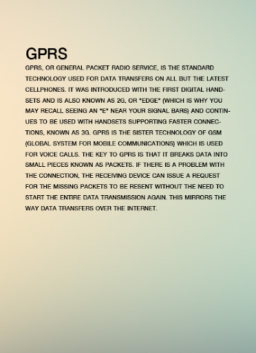 GPRS Navigation