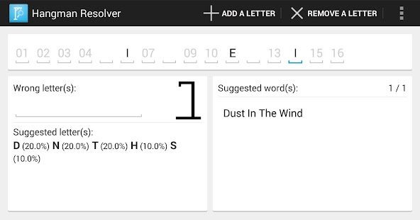 Hangman Resolver - Android Apps on Google Play