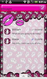 How to mod GO SMS THEME/PrincessKisses1 1.1 apk for android