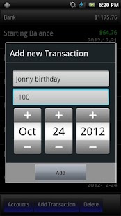 Virtual Checkbook Screenshots 3