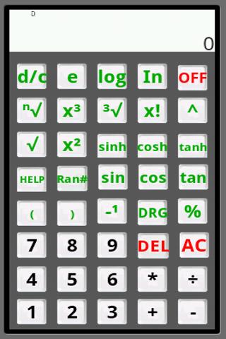 Scientific Calculator Alpha