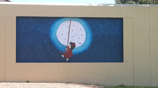 Swing on the Moon Mural