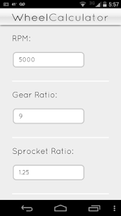 Free Download Wheel Speed Calculator APK