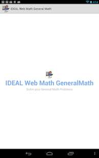 IDEAL Web Math General Math Screenshots 5