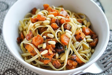 Recipe: Fettuccine with Roasted Butternut Squash, Brown Butter &#038; Sage