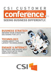 CSI Customer Conference 2012 poster 2