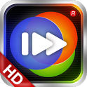 100tv HD player icon