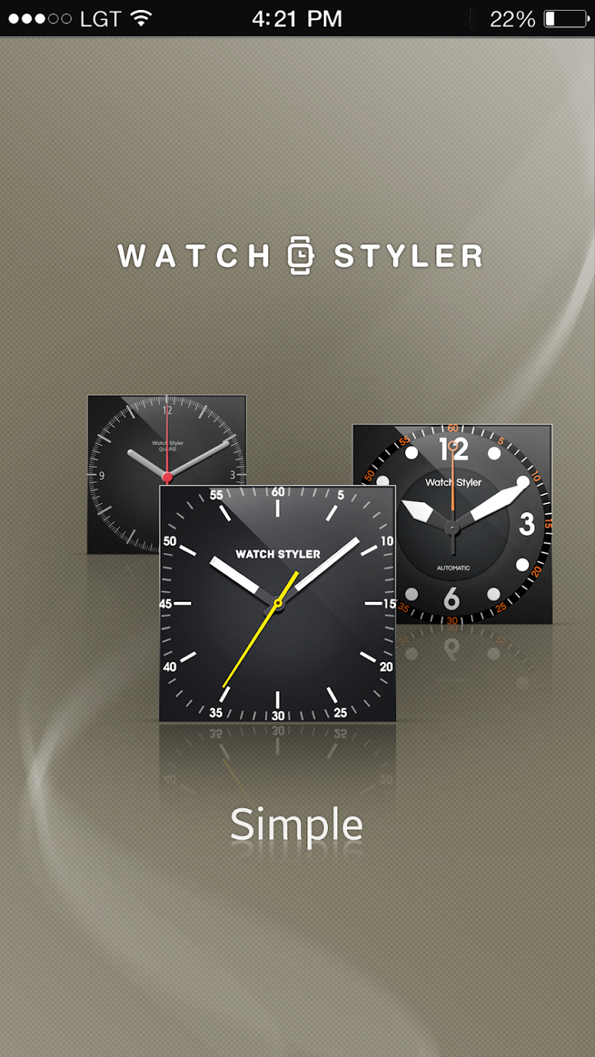 Watch Face Android - Simple Screen 2