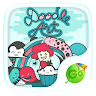 Doodle Art GO Keyboard Theme Application icon