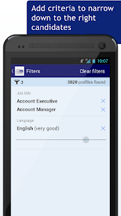 StepStone DirectSearch App Screenshots 1