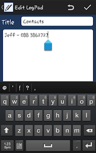 Free LogPad APK for Android