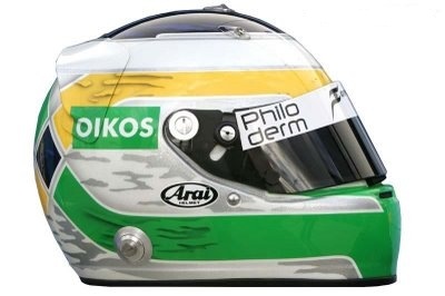 helmet, oikos, philo derm, arai, green, yellow, white, black, sport, racers helmet, grey, picture, photo 