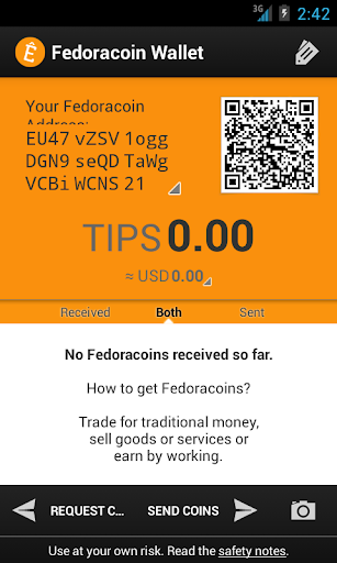 Fedoracoin Wallet