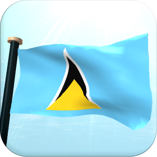 Saint Lucia Flag 3D Free 個人化 App LOGO-APP開箱王