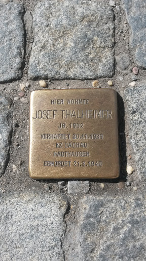 Stolpersteine Josef Thalheimer