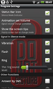 "Do Not Disturb" (android 2.2) Screen 3