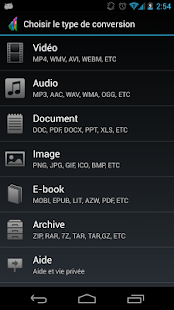 Convertisseur de fichiers - screenshot thumbnail