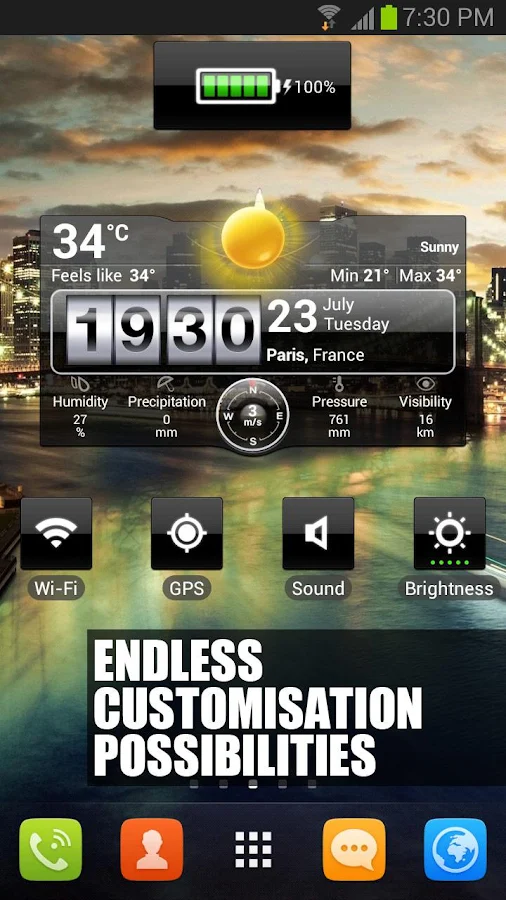 Pimp Your Screen with Widgets - screenshot