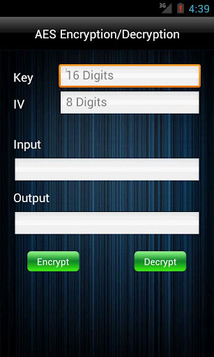 AES encryption tool