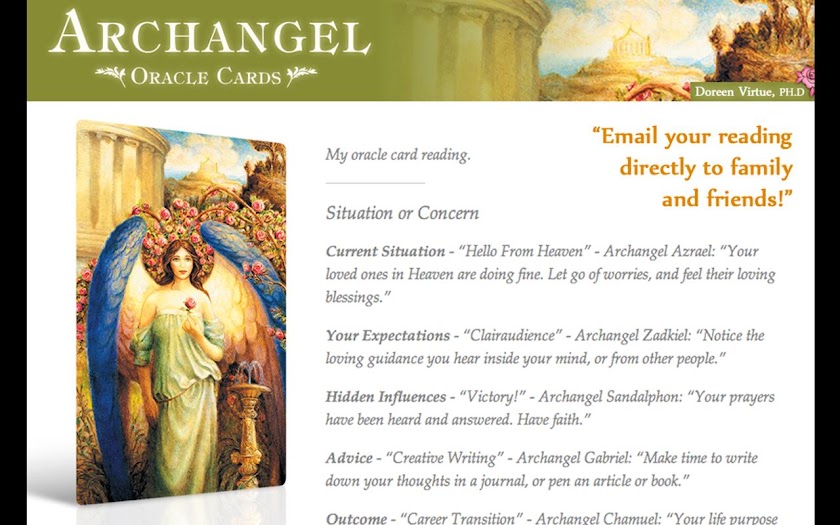 Archangel Oracle Cards Screen 3
