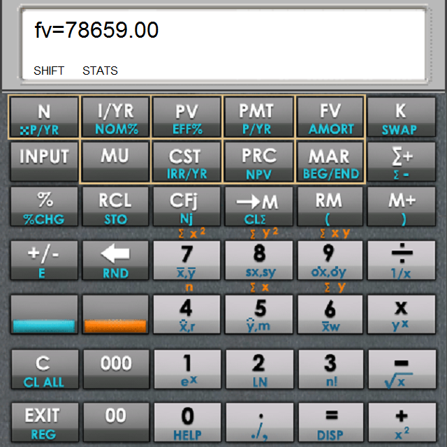 MxCalculator 10B Business Screen 3