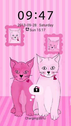 GO Locker Pink Kitties