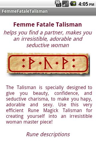 Irresistible Woman Talisman Screen 2