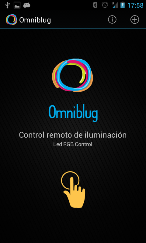 Android application Omniblug Bluetooth screenshort