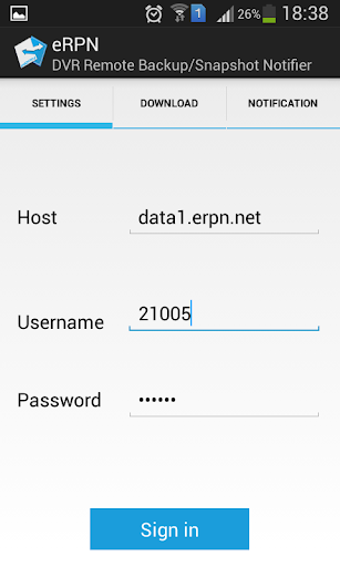 eRPN-Pro Remote CCTV Backup