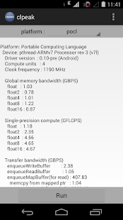 clpeak Screenshots 0