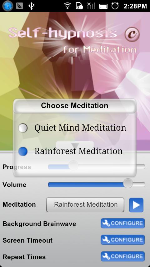 Self-Hypnosis for Meditation Screen 3