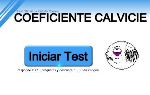 Coeficiente Calvicie