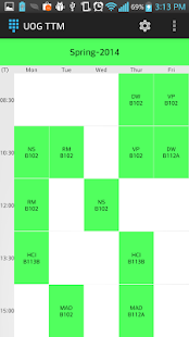 UOG Time Table Manager