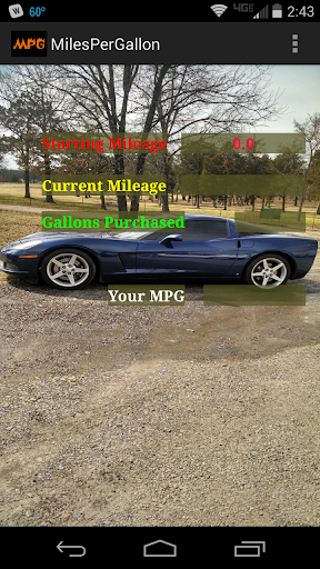 Fuel Mileage Calculator