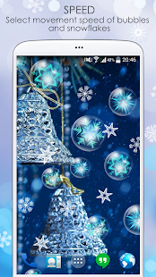 Lastest Bubbly Snowflake LiveWallpaper APK for PC