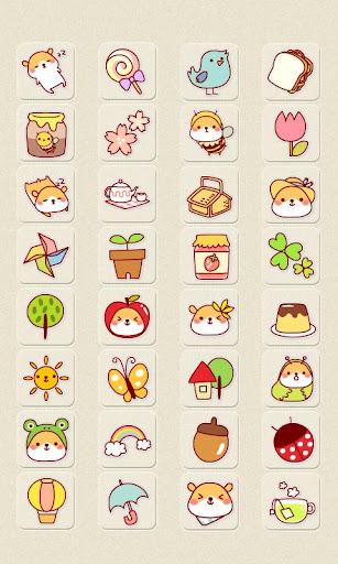 【免費娛樂App】CUKI Theme Hams Spring Icon-APP點子