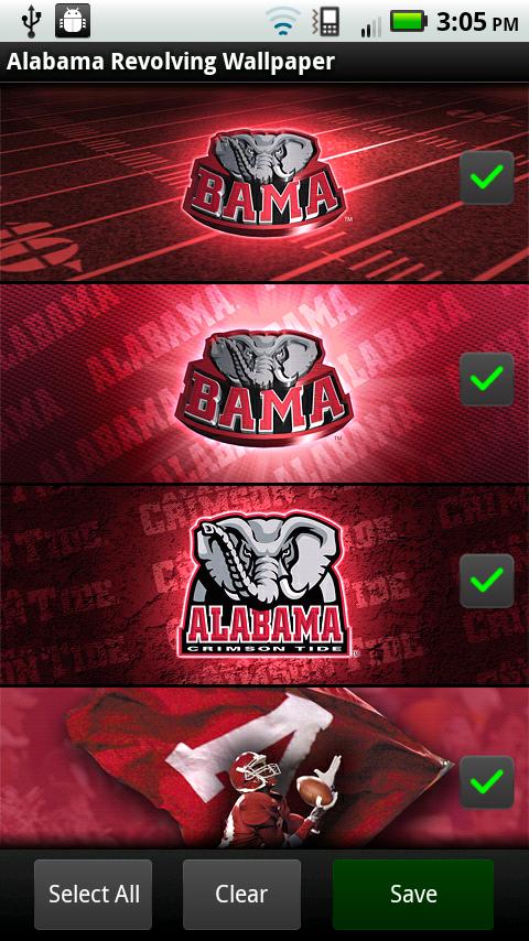 Alabama Revolving Wallpaper Screen 2