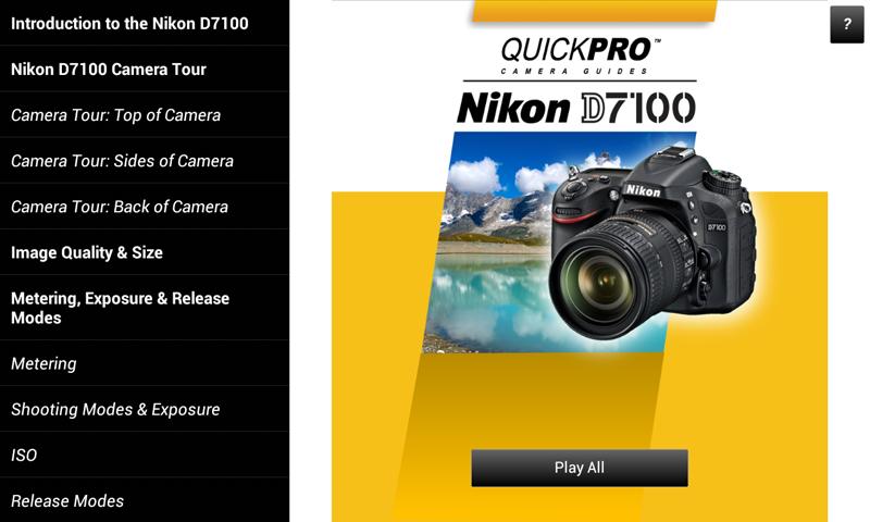 Guide to Nikon D7100 Screen 1